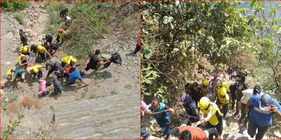 आज उत्तराखंड में देहरादून-चकराता रोड पर दर्दनाक हादसा, एसडीआरएफ टीम ने चलाया सर्च एंड रेस्क्यू ऑपरेशन।