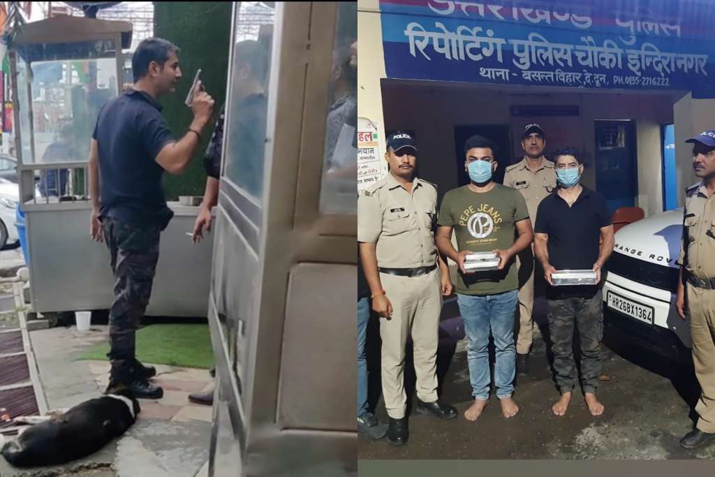 उत्तराखंड की राजधानी में यहाँ दबंगई पड़ी भारी, फायर कर भागने वाले 2 अभियुक्तों को पुलिस ने किया गिरफ्तार।