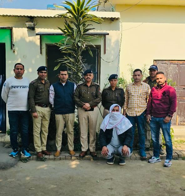 उत्तराखंड में आज बनभूलपुरा हिंसा का फरार वांटेड अब्दुल मोईद गिरफ्तार।