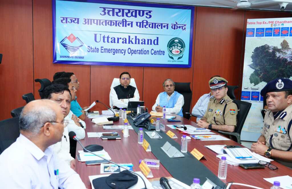 उत्तराखंड में मुख्यमंत्री धामी का एक बार फिर दिखा प्रो एक्टिव एप्रोच मानसून को लेकर अलर्ट मोड में धामी सरकार।
