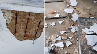 उत्तराखंड में यहाँ रोडवेज डिपो में फोरमैन कक्ष के भवन का प्लास्टर भरभरा कर गिरा, बाल-बाल बचे कर्मचारी।