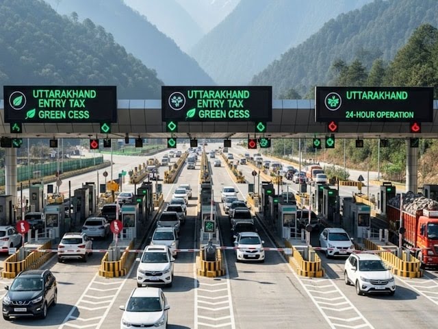 उत्तराखंड में एंट्री होते ही फास्‍टैग से कटेगा ग्रीन सेस, 24 घंटे के लिए होगा वैलिड, कार-ट्रक किस पर कितना लगेगा Tax, जानें।