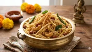 आइये घर पर आसानी से बनाएं व्रत वाली आलू लच्छा नमकीन, पढ़ें स्टेप-बाय-स्टेप रेसिपी।