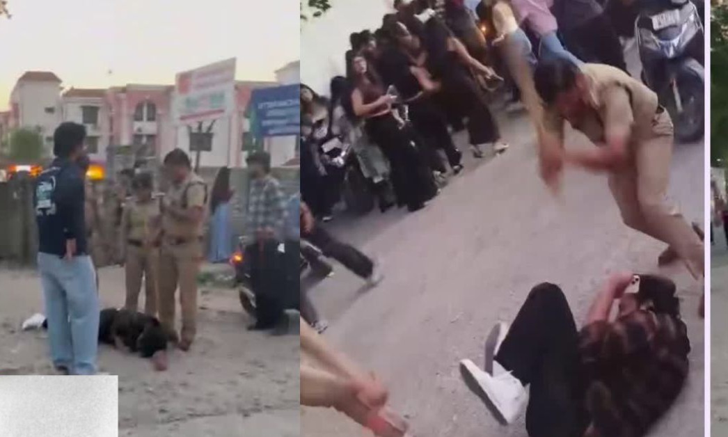 उत्तराखंड में यहाँ वायरल वीडियो: पुलिस ने छात्र पर जमकर भांजी लाठीयां, छात्र बेहोश, दरोगा-सिपाही लाइन हाजिर।
