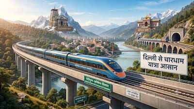 उत्तराखंड के लिए दिल्ली से चारधाम यात्रा आसान होगी, 7 घंटे बचेंगे, मेरठ-ऋषिकेश रैपिड रेल, कर्णप्रयाग रेल लाइन से बदलेगी तस्वीर।