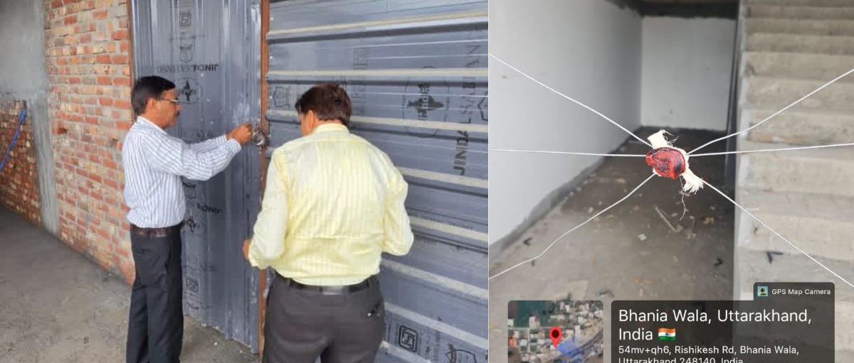 उत्तराखंड की राजधानी में एमडीडीए उपाध्यक्ष बंशीधर तिवारी के आदेशों से कई अवैध निर्माण सील।