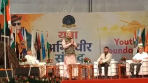 उत्तराखंड के देहरादून में अग्निवीर संवाद में शामिल हुए सीएम धामी, की दो बड़ी घोषणा।