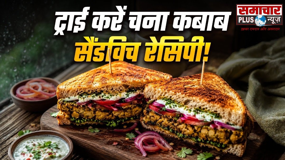 अब शाम के नाश्ते में चाय के साथ ट्राई करें चना कबाब सैंडविच, हर बाइट में मिलेगा जबरदस्त स्वाद।