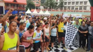 उत्तराखंड के नैनीताल में माउंटेन मैराथन आज, ‘टूगेदर वी राइज’ थीम के साथ दौड़े 1400 धावक।