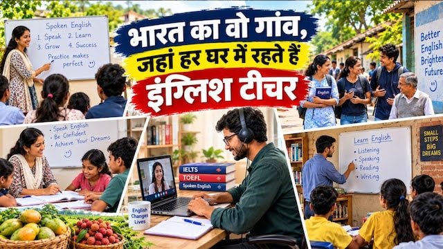 भारत का वो गांव, जहां बच्चों से लेकर बूढ़ों तक बोलते हैं अंग्रेजी, घर-घर में हैं इंग्लिश के कोचिंग सेंटर।