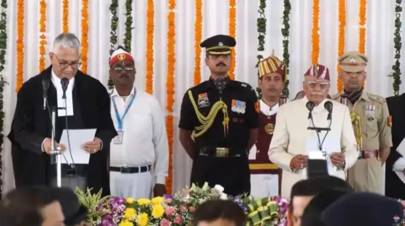 उत्तराखंड में आज डॉ. ढाल सिंह बिसेन ने ली राज्यपाल पद की शपथ।