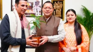 उत्तराखंड में अक्षय कुमार ने की मुख्यमंत्री धामी से मुलाकात, प्रदेश बनेगा प्रमुख फिल्म डेस्टिनेशन।